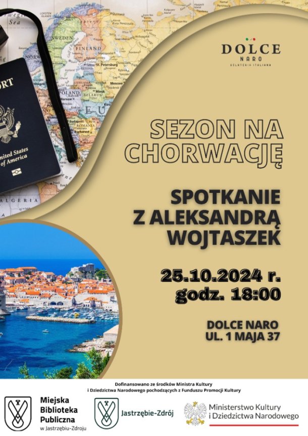 "Sezon na Chorwację" - spotkanie z Aleksandrą Wojtaszek