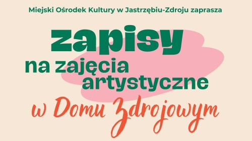 Zapisy na zajęcia pracownia plastycznnej i ceramiki - 4 września 2024 r. godz. 17:00