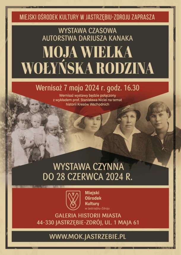 Wernisaż wystawy Dariusza Kanaka "Moja Wielka Wołyńska Rodzina"