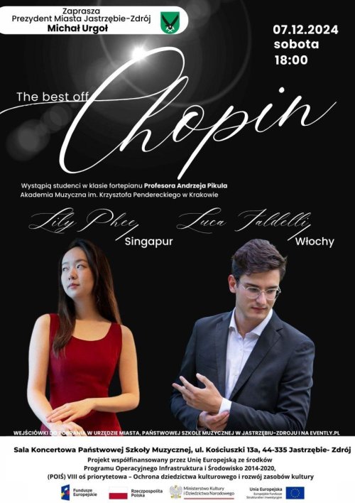 Koncert The best of Chopin w Sali Koncertowej PSM