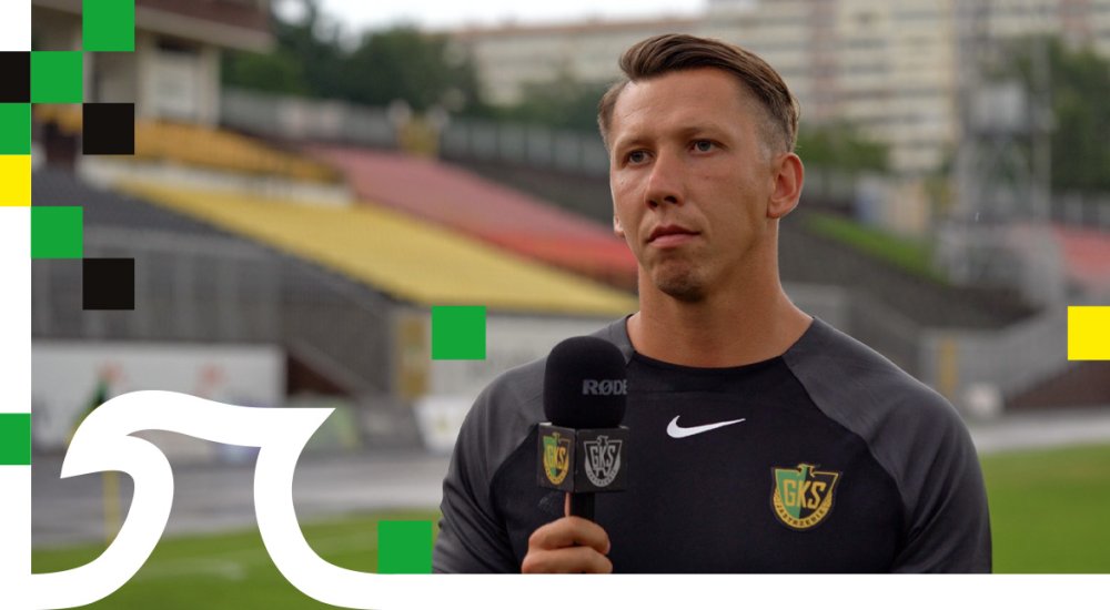 [GKS TV] Mateusz Wrana po sparingu z Turzą, fot. GKS Jastrzębie