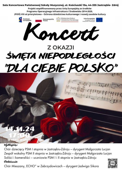 Koncert z okazji Święta Niepodległości „Dla Ciebie Polsko”