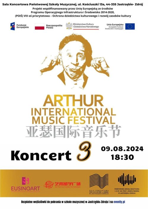 Arthur International Music Festival - Koncert III - 9 sierpnia 2024 r. w Jastrzębiu-Zdroju