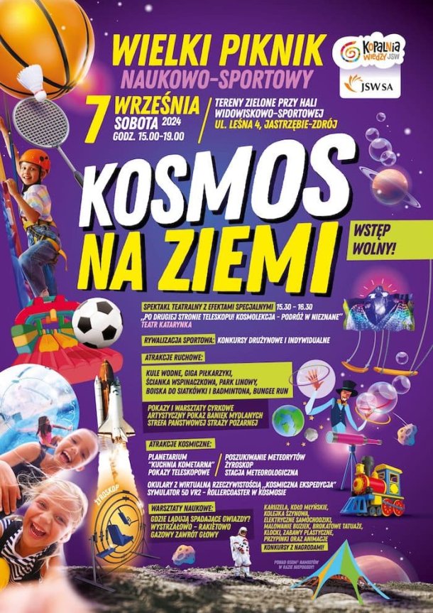 Wielki piknik naukowo-sportowy "Kosmos na Ziemi"