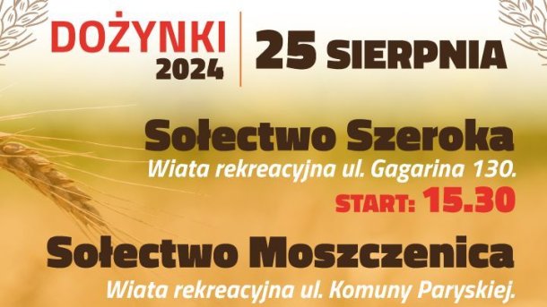 Dożynki Sołeckie w Szerokiej