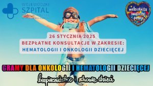 Bezpłatne konsultacje pediatryczne podczas 33. Finału Wielkiej Orkiestry Świątecznej Pomocy