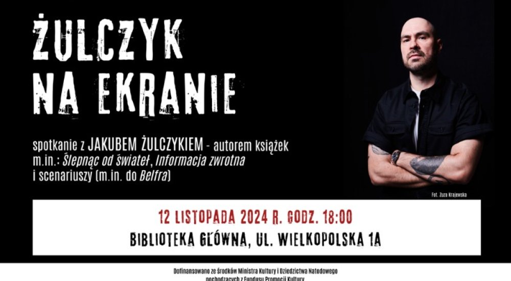 Autor bestselleru „Ślepnąc od świateł” zagości w Jastrzębiu-Zdroju