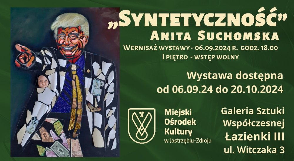 Wystawa Anity Suchomskiej „Syntetyczność” w Galerii Sztuki Współczesnej Łazienki III