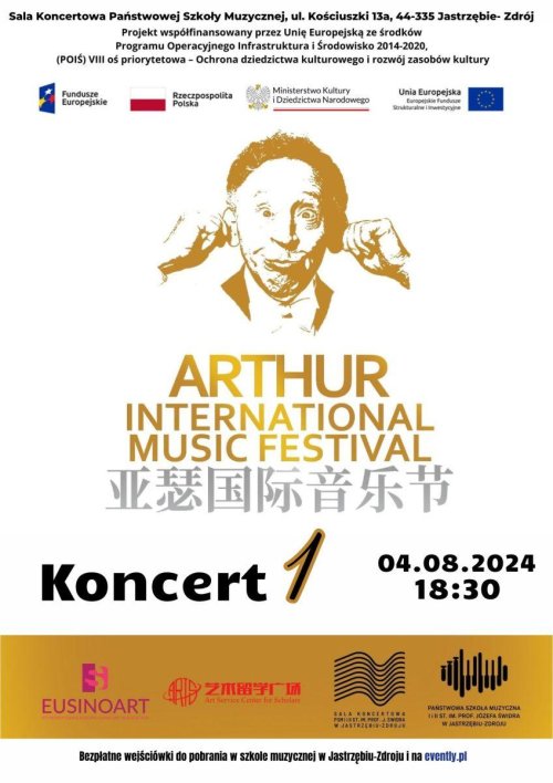 Arthur International Music Festival - Koncert I - 4 sierpnia 2024 r. w Jastrzębiu-Zdroju