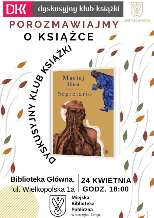 Porozmawiajmy o książce - spotkanie Dyskusyjnego Klubu Książki