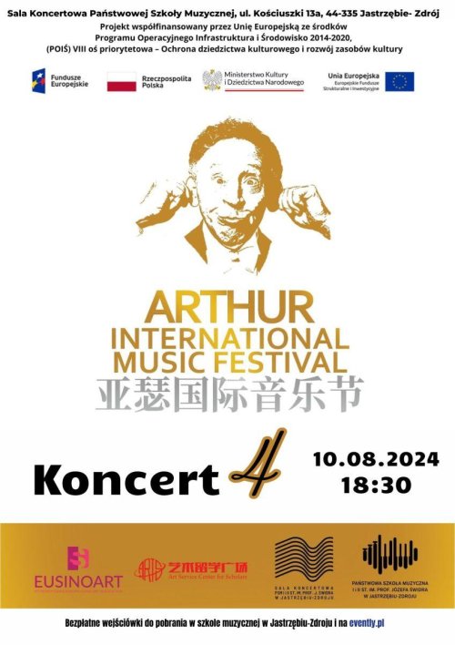 Arthur International Music Festival - Koncert IV - 10 sierpnia 2024 r. w Jastrzębiu-Zdroju