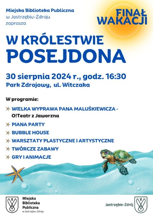 W KRÓLESTWIE POSEJDONA - FINAŁ WAKACJI Z BIBLIOTEKĄ