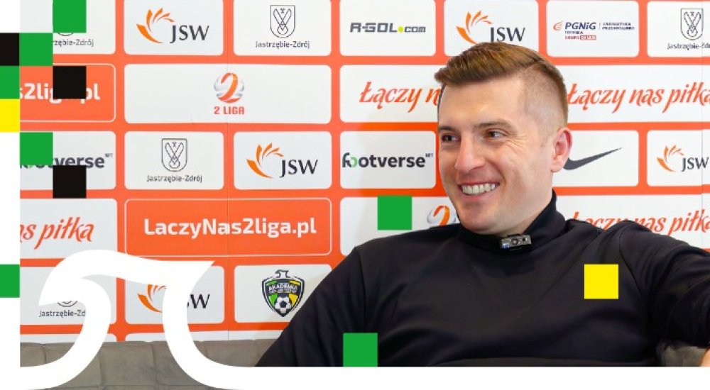 Trener GKS-u Jastrzębie, Dawid Pędziałek odpowiada na pytania kibiców (wideo)