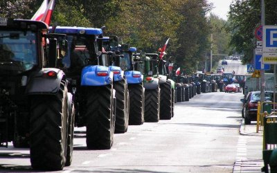 Dziś krajowy protest rolników: Mogą wystąpić utrudnienia na "Wiślance"