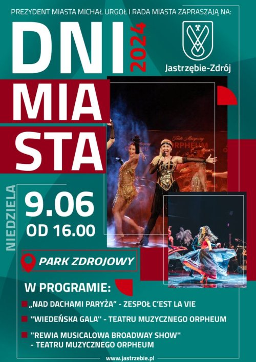 Dni Miasta Jastrzębie-Zdrój 2024 - niedziela w Parku Zdrojowym