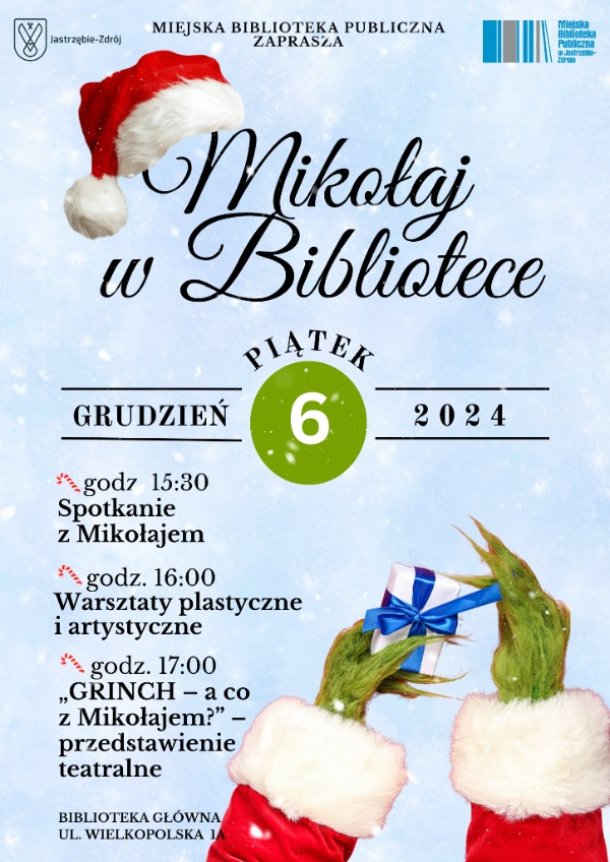 Mikołaj w Bibliotece