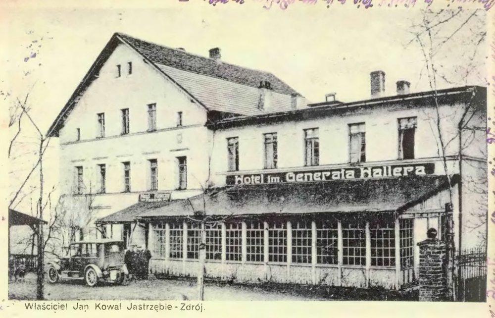 Hotel im. Generała Hallera. Właściciel Jan Kowal Jastrzębie-Zdrój. Fot. ŚBC