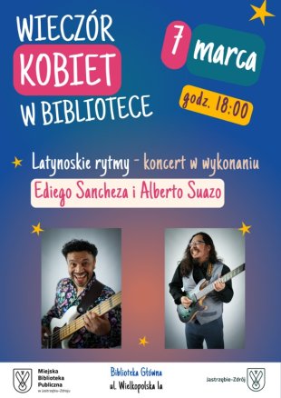 "Latynoskie rytmy" - koncert w wykonaniu Ediego Sancheza i Alberto Suazo