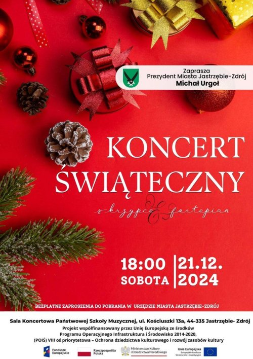 Koncert świąteczny w PSM | Skrzypce & fortepian