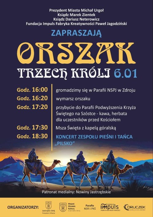 Orszak Trzech Króli w Jastrzębiu-Zdroju w 2025 roku